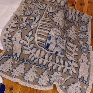 Wool Throw Blanket from Anthro! Cozy Winter Blanket Bedding
